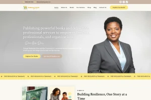 Radiant Ivy Press WordPress professional services project homepage design