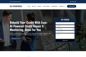 TBL Enterprises landing page - Elite IT Solutions