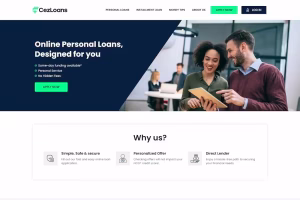 Apply Now CTA and secure bank connection security statement — CezLoans online cash advance