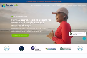 Dr Traci McCormick physician profile on PrecisionMD Wellness WordPress example
