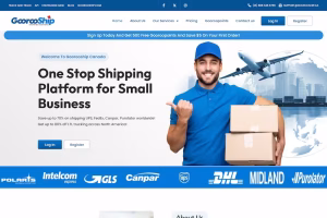 eCommerce integration service page on Goorooship Canada website showing platform connection options