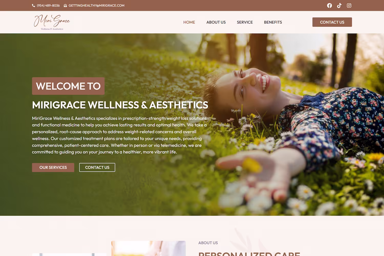 Michelle Isaacs APRN functional medicine consultation MiriGrace example page