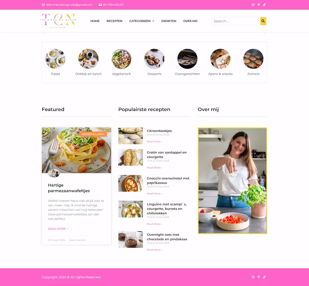 Recipe category index from Aardappelen to Zomers — The Cooking Nurse