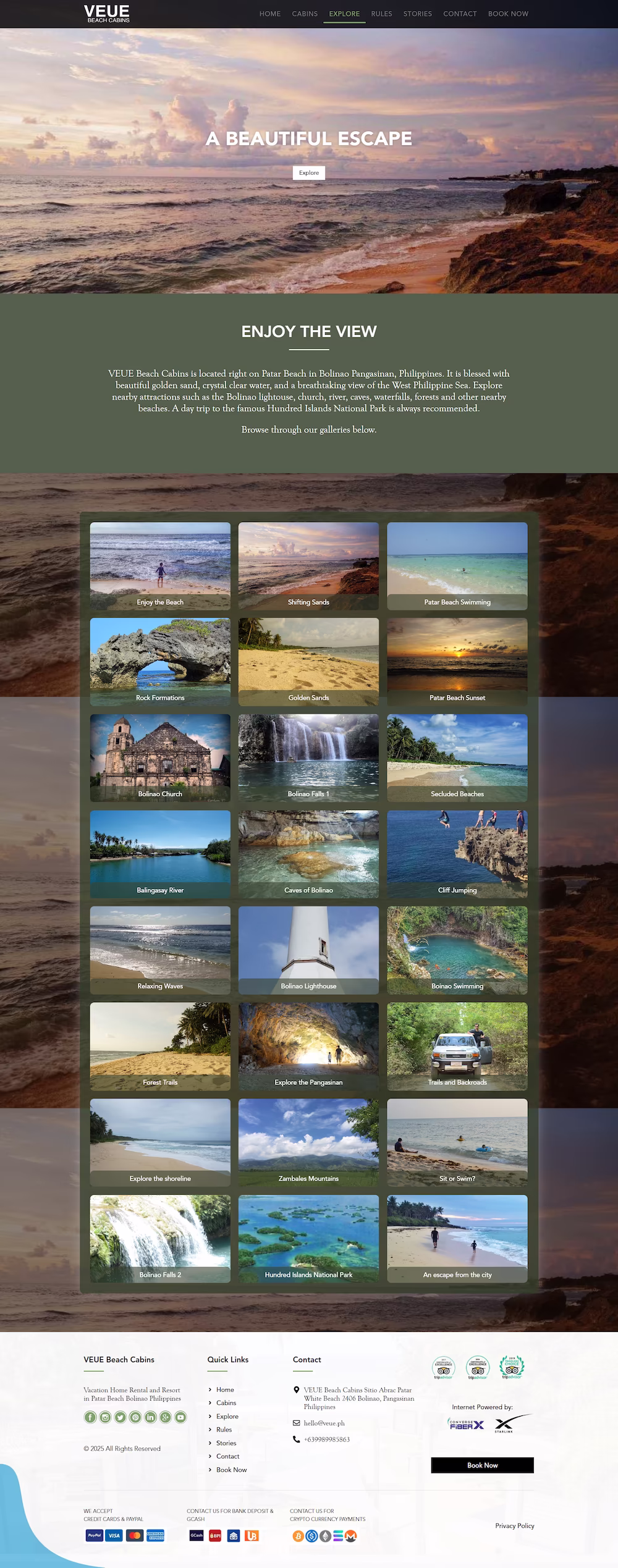 Explore Patar Beach section with Bolinao attractions and area guide — Veue Beach Cabins Philippines