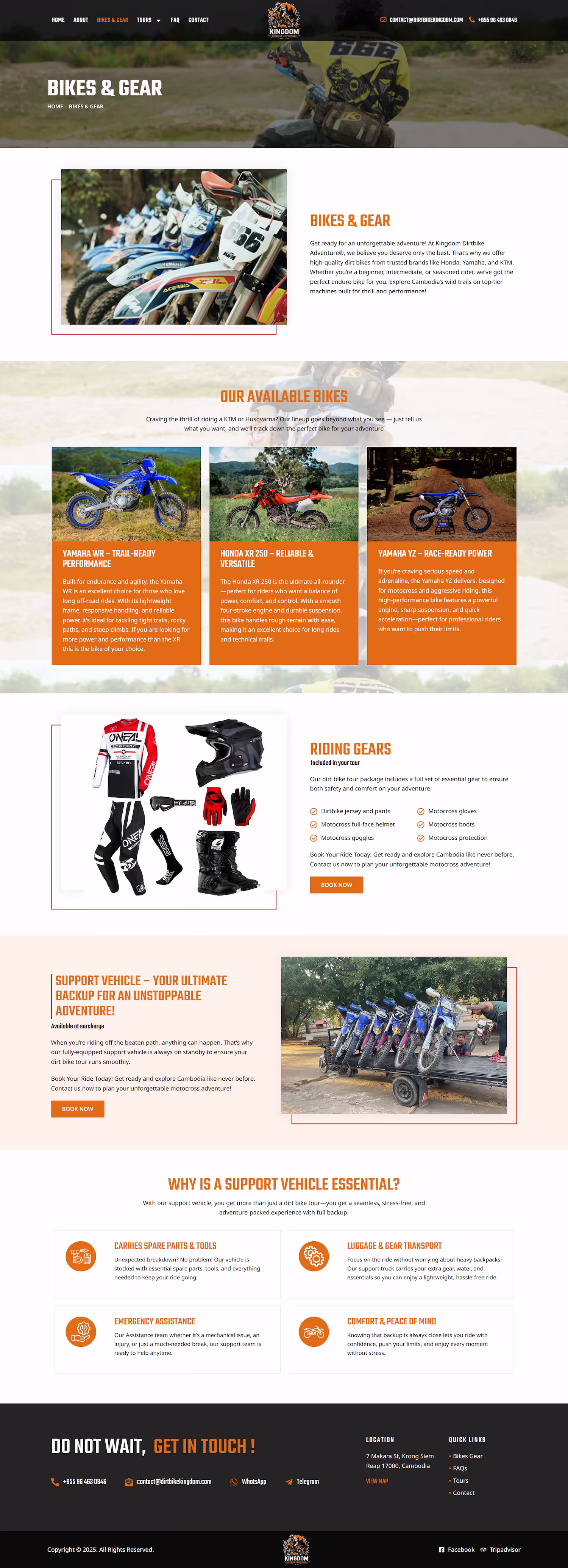 Why Ride With Us with trails guides bikes and custom tours, Kingdom Dirtbike
