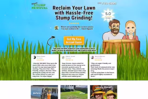 Bloom Stump Removal Richmond Virginia landing page - Elite IT Solutions