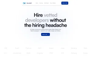 Get A Talent Canada nearshore software developer recruitment hero view