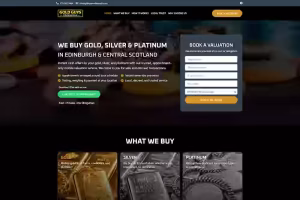 Gold Guys Edinburgh - landing page - Elite IT Solutions