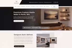 Master Media Walls Perth landing page - Elite IT Solutions