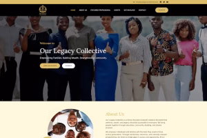 Our Legacy Collective hero with empowering families building wealth motto
