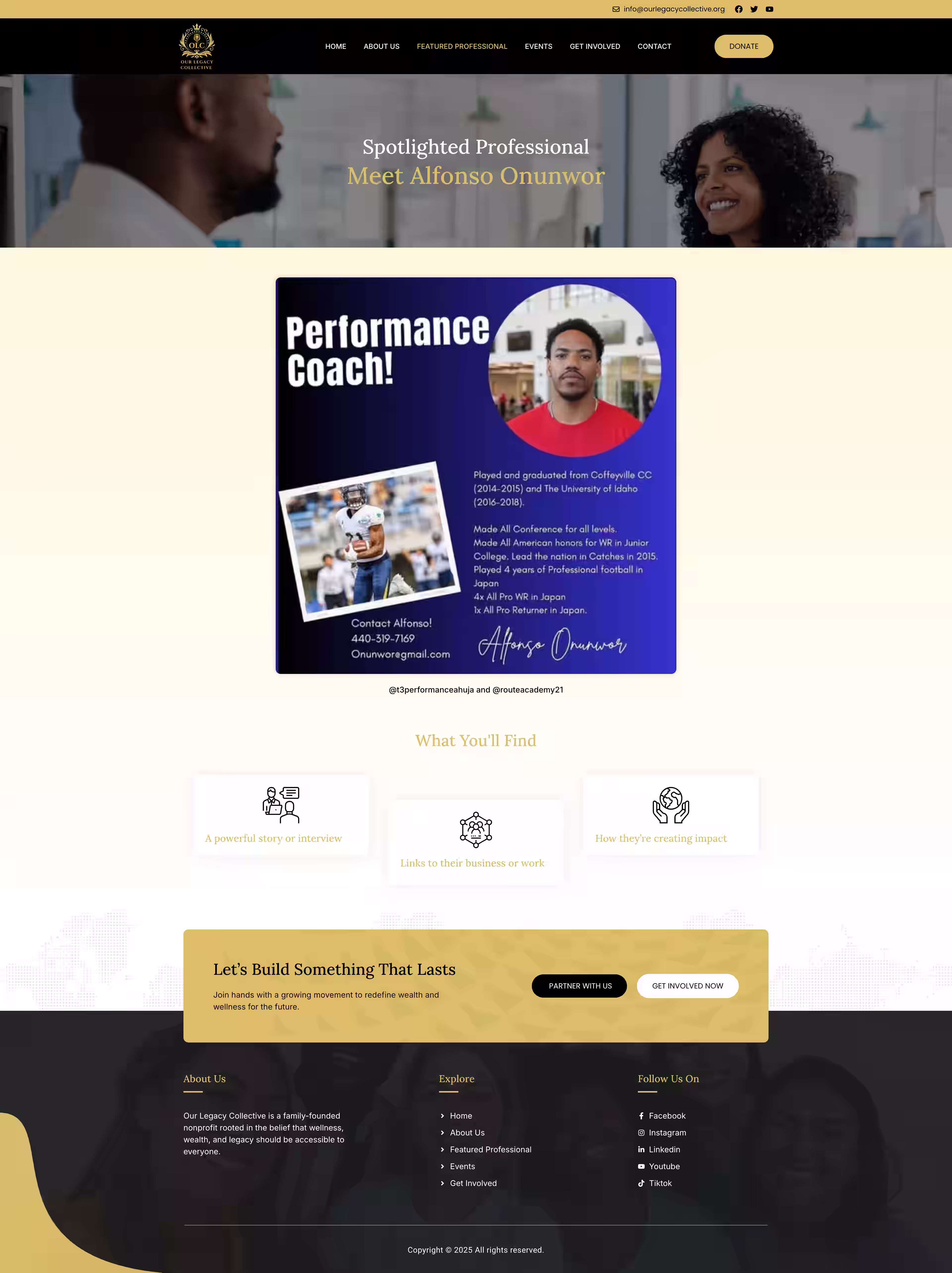 Our Legacy Collective Why Choose Us grassroots culturally relevant block