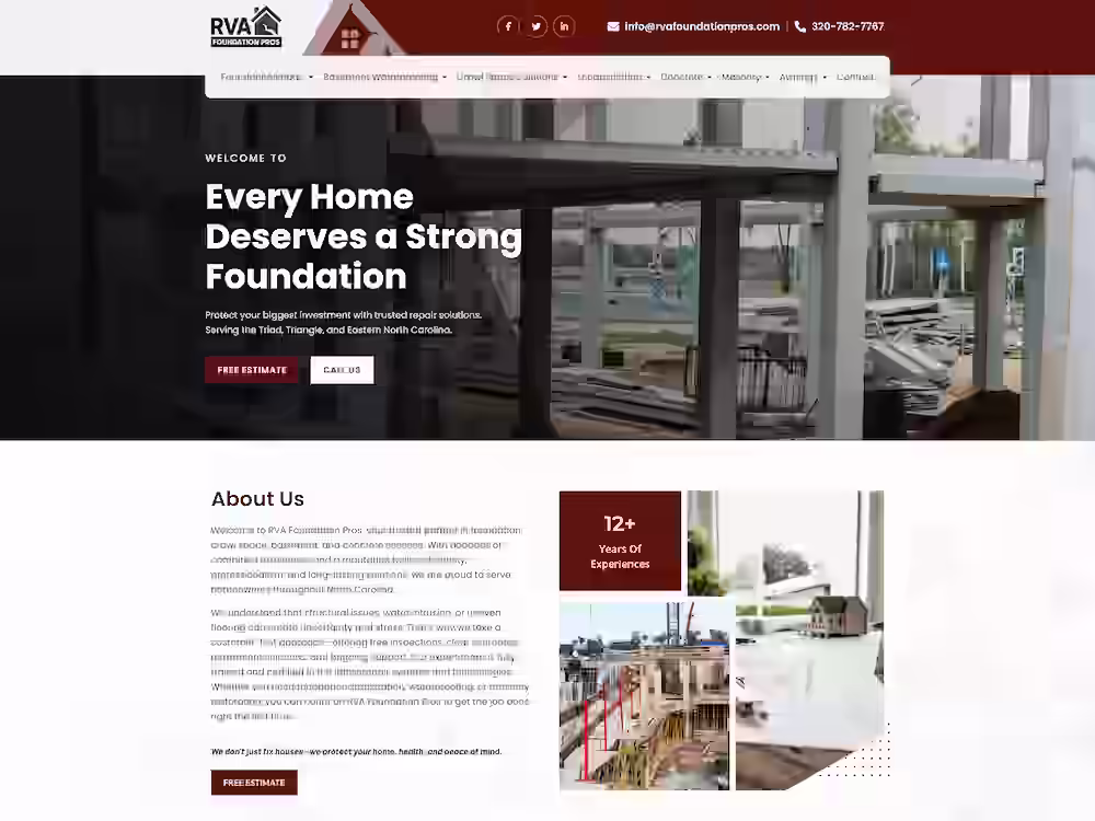 RVA Foundation Pros four step process from inspection through peace mind