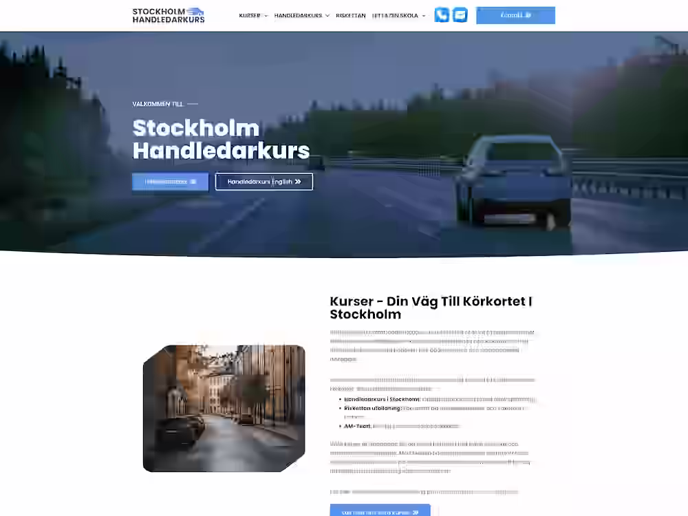 Stockholm Handledarkurs four course block with riskettan and AM teori