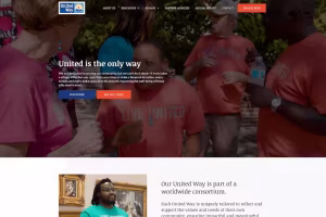 United Way three focus area block on Education Financial and Health