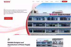 Industry application solutions page on Weho Power Chinese manufacturer site