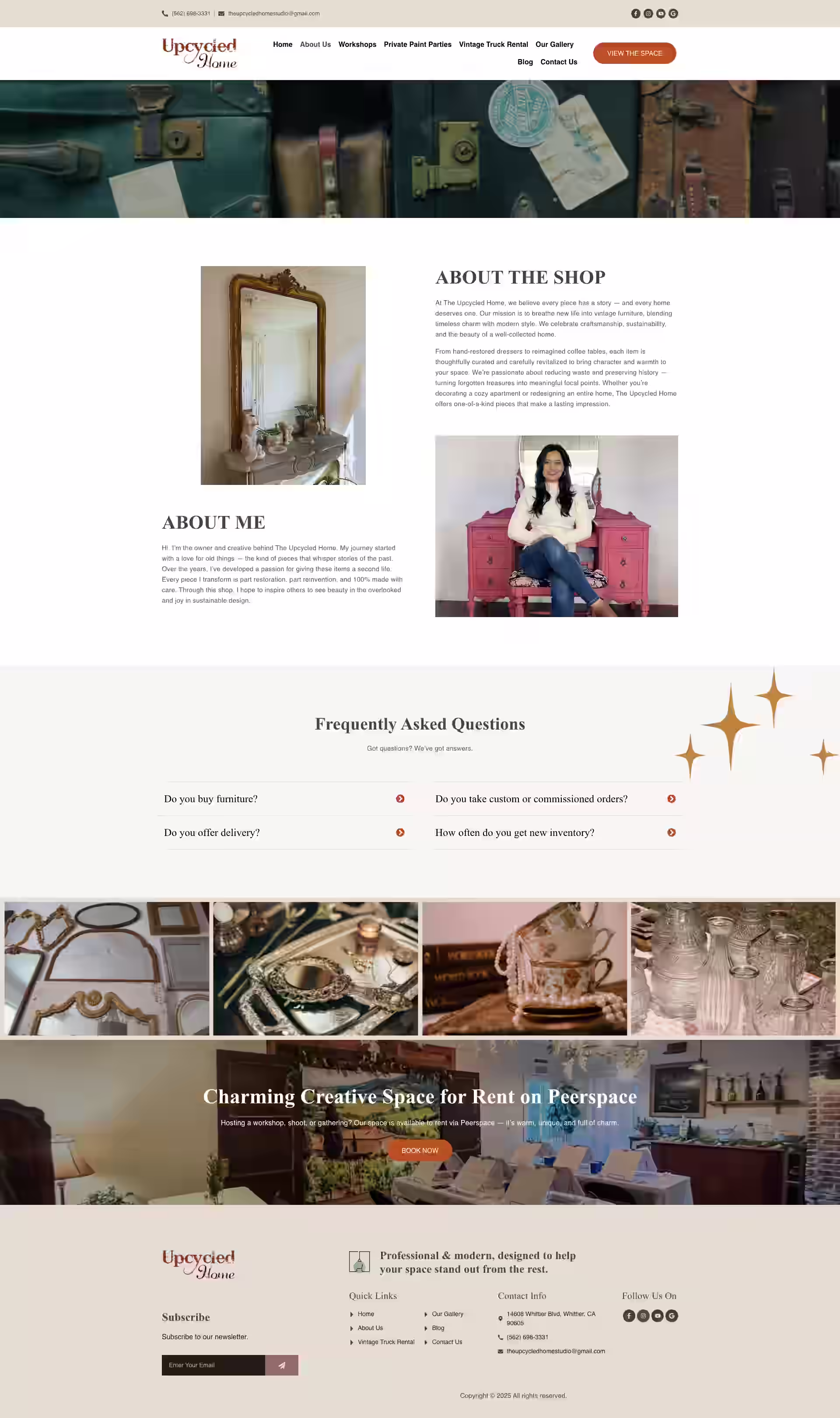 Before and after furniture transformation gallery — Upcycled Home Studio